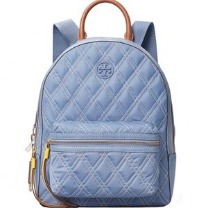 NWT Tory Burch Perry Nylon Mixed-Stitch Backpack